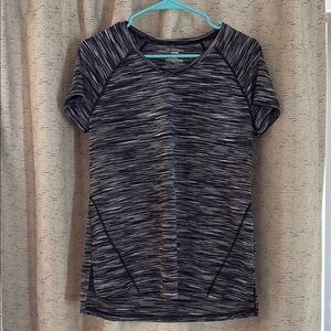 Tek Gear Black and Gray Short Sleeve Tee